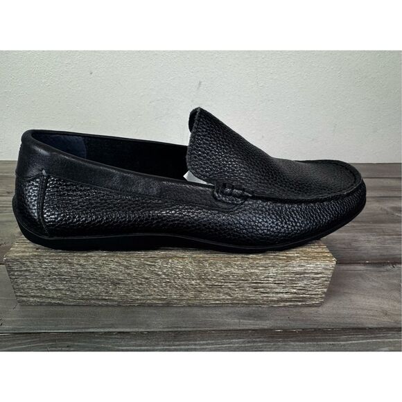 NEW TOMMY BAHAMA NASSAU‎ BLACK LEATHER VENETIAN LOAFERS SIZE 10.5 D - Picture 8 of 8